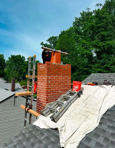 Rebuild & flashing before — Hilliard, OH