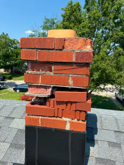 Crown & top rebuild before — Columbus, OH